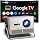 HAPPRUN 3000 ANSI Official Licensed Google TV Outdoor 4K Full HD Projector