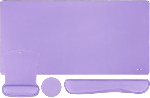 MOSISO Keyboard Mouse Pad Set, Large Gaming Mousepad&Keyboard Wrist Rest