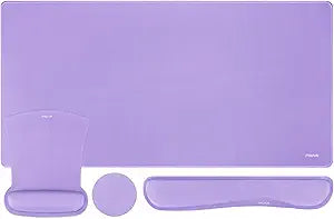 MOSISO Keyboard Mouse Pad Set, Large Gaming Mousepad&Keyboard Wrist Rest