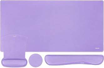 MOSISO Keyboard Mouse Pad Set, Large Gaming Mousepad&Keyboard Wrist Rest - Image 1