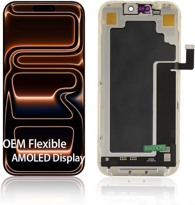 OEM-Grade Quality for iPhone 17 pro Screen Replacement, Promotion 120Hz AMOLED Display,6.3 inch Featuring 3D Touch LCD Display – Complete Repair Kit with Tools