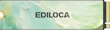 Ediloca 1TB NVMe M.2 SSD PCIe Gen 3x4, Up to 2150MB/s Read, M.2 2280 Internal Solid State Drive, Dynamic SLC Cache, Compatible with PC, Desktop and Laptops(EN680E)