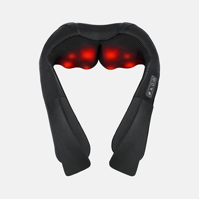 IUI Neck Massager for Pain Relief Deep Tissue, Back Massagers with Heat, Electric Kneading Massagers Pillow for Neck, Back, Shoulder, Legs, Waist, Body