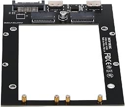 cablecc Dual SFF-8612 Oculink PCI-e 4X Host to Dual Ruler 1U GEN-Z EDSFF 9.5mm 15mm 25mm Short SSD E1.S PCI-E with Heat Sink PM9A3 PM9D3 P5801X Carrier Adapter - Image 1