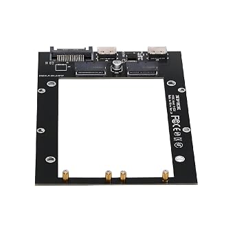 cablecc Dual SFF-8612 Oculink PCI-e 4X Host to Dual Ruler 1U GEN-Z EDSFF 9.5mm 15mm 25mm Short SSD E1.S PCI-E with Heat Sink PM9A3 PM9D3 P5801X Carrier Adapter