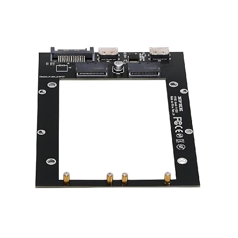cablecc Dual SFF-8612 Oculink PCI-e 4X Host to Dual Ruler 1U GEN-Z EDSFF 9.5mm 15mm 25mm Short SSD E1.S PCI-E with Heat Sink PM9A3 PM9D3 P5801X Carrier Adapter