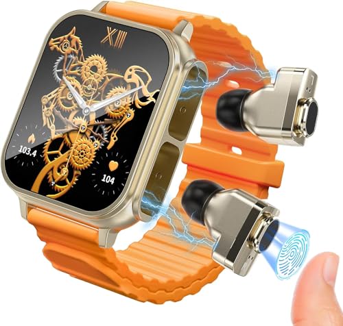 Smart Watch with Earbuds,2-in-1,Touchscreen,for iOS Android