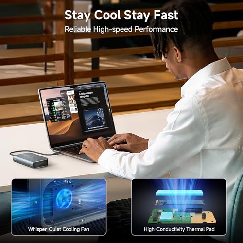 Cable Matters 40Gbps USB4 / Thunderbolt 4 SSD Enclosure for M.2 NVMe SSD