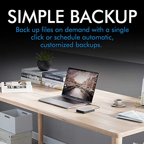 LaCie Mobile Drive 1TB External Hard Drive Portable HDD - Moon Silver, USB-C 3.2, for PC and Mac, Post-Consumer Recycled, with Adobe All Apps Plan and Rescue Services (STLP1000400)