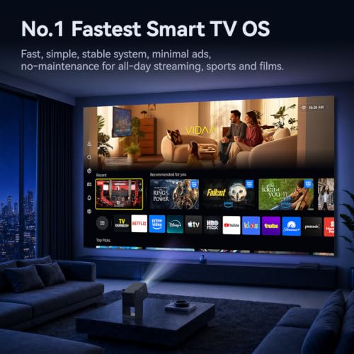 Wanbo Cube 2S Smart Projector Officially-Licensed APPs & Live TV & Dolby