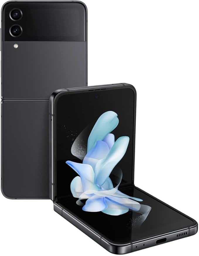 Samsung Galaxy Z Flip 4 5G, US Version, 128GB, Graphite - GSM Carriers (Renewed)