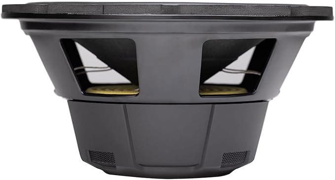 Crunch CRW12D4 12 Inch 800 Watt MAX 4 Ohm Dual Voice Coil Car Subwoofer Speaker with 2 Channel 1000 Watt Amp A/B Class Car Audio Stereo Amplifier