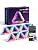 JSqianCH 8 Pack Triangle RGB LED Wall Lights, 3D Tunnel Effect Smart Light Panels with App, Remote and Music Sync, DIY Modular Gaming Lights for Bedroom, Game Room and Streaming Setup