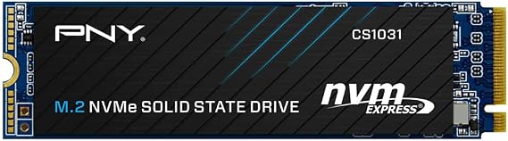 PNY CS1031 500GB PCIe Gen3 x4 NVMe M.2 2280 Internal SSD