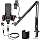 Condenser Microphone XLR,Professional Studio Recording Microphone for Computer PC,Cardioid Podcast Mic Kit with Boom Arm,Gaming Microphone for Streaming,ASMR,Singing,Voice Over,Vocal,YouTube,Zoom