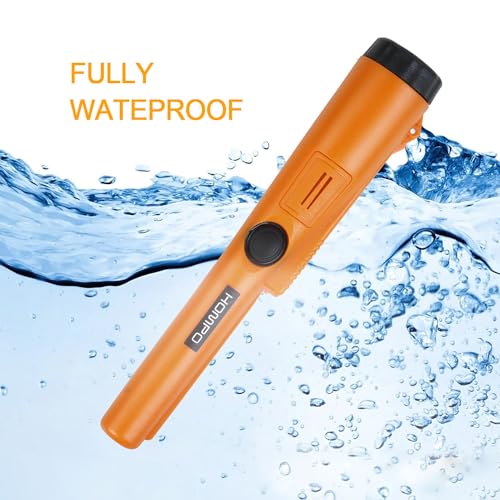 Metal Detector Pinpointer - Fully Waterproof Handheld Pin Pointer Wand, High Accuracy Professional Search Treasure Pinpointing Finder Probe