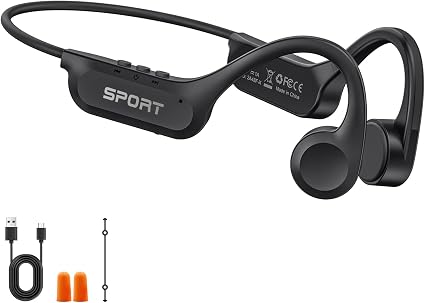Yorlu Bone Conduction Headphones, Open-Ear Bluetooth Sport Headphones