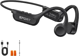 Yorlu Bone Conduction Headphones, Open-Ear Bluetooth Sport Headphones