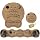 Wrist Rest Support Ergonomic Gel Mouse Pad & Memory Foam Keyboard Set, Non-Slip Rubber PU Base for Home Office Working Studying Easy Typing & Pain Relief, Retro Ouija Board