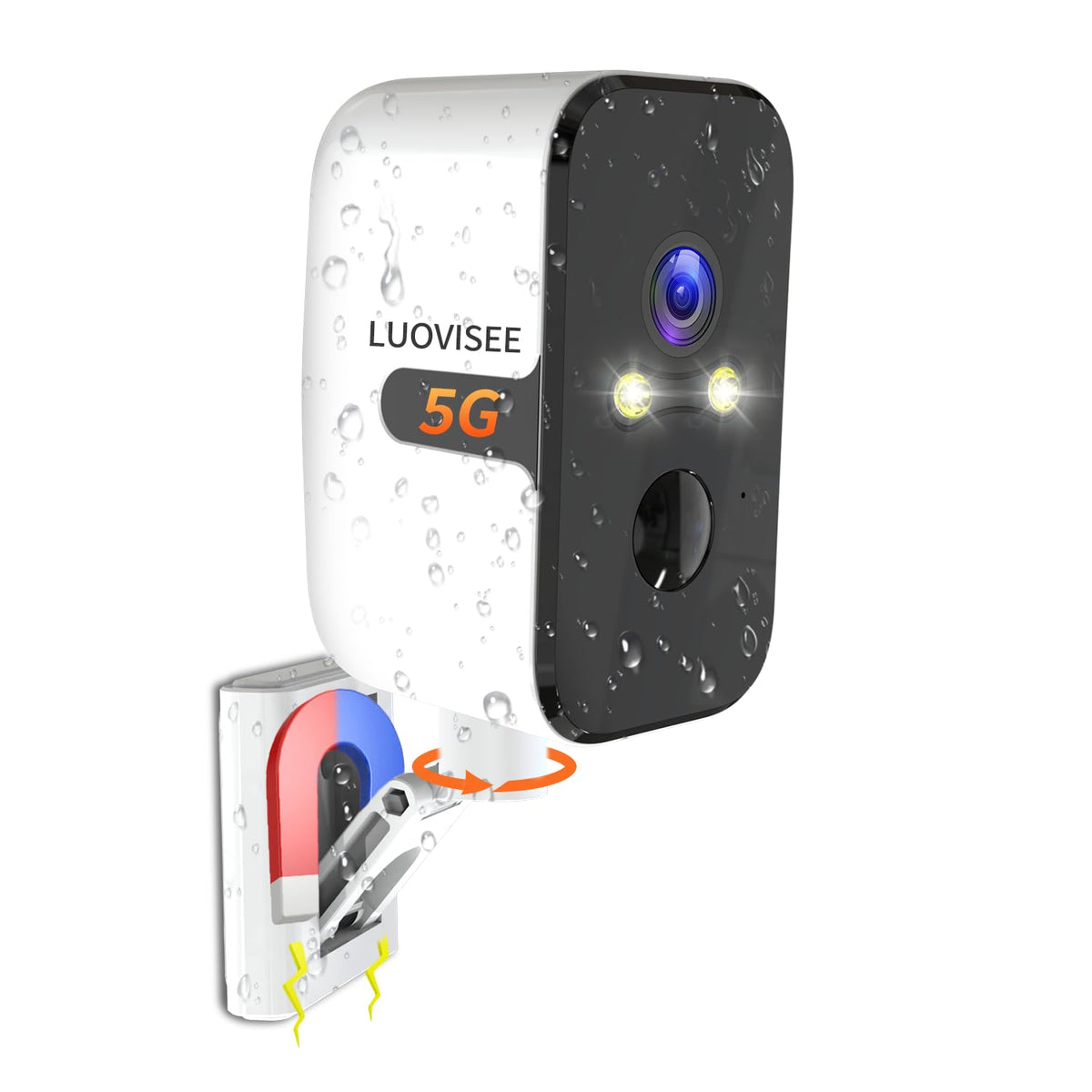 Security Cameras Wireless Outdoor, 2.4G/5G WIFI Magn | Home Security C - Image 1