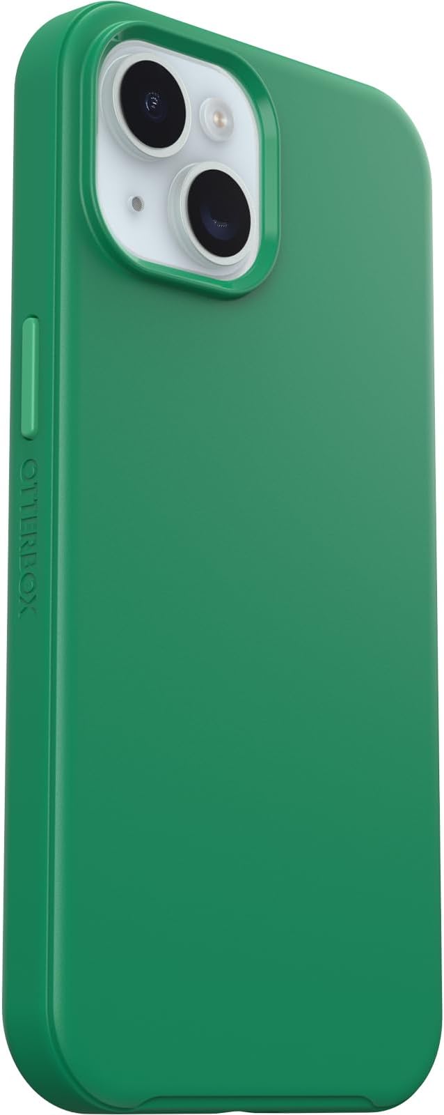 OtterBox iPhone 16e, 15, 14, & 13 Symmetry Series Case - Green Juice (Green), Snaps to MagSafe, Ultra-Sleek, Raised Edges Protect Camera & Screen