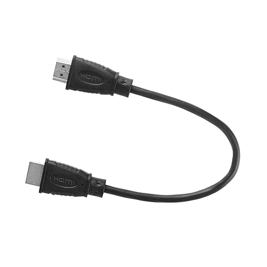 Security-01 4K HDMI Cable Short 0.25m/9.85in, High Speed HDMI Jumper Cord, HDMI 2.0 A Male to A Male, OD 5.0mm, Supports 4K UHD, 3D, Ethernet, ARC – for TV, Monitor, PS4, Fire TV, Xbox [4-Pack]