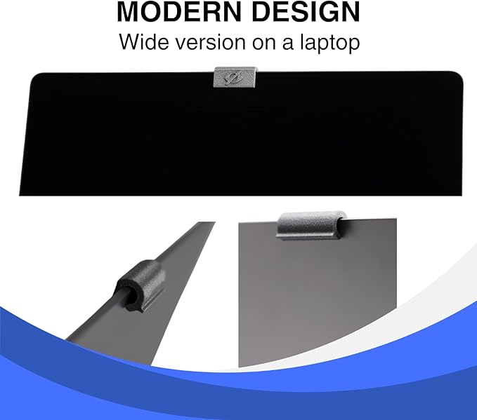 Webcam Cover Slide for Laptop Camera Privacy, Flexible Webcam Cover for MacBook, iPad and PC, Easy Install No Adhesive, No Residue, Made in the USA, 6 Pack