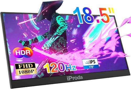 18.5 inch Portable Monitor for Laptop120hz Portable Gaming Monitor FHD1080