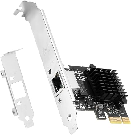 RTL8126 5G PCIe Network Card, Low Profile, RJ45, Windows Linux