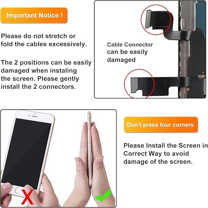 LL TRADER Screen Replacement for iPhone Xs MAX 6.5" LCD Retina Display Replacement Touch Screen Digitiser with Repair Tool Kits 2025 New for USA
