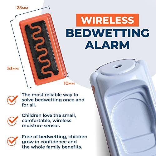 Eclipse Wireless Bedwetting Alarm for Kids and Older Children - Effective Enuresis Solution and Bed Wetting Sensor, Night Bedwetting Alarm