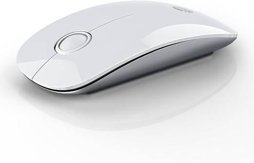 RAPIQUE Bluetooth Wireless Mouse, BT5.1＆ 2.4G Slim Dual Mode, White - Image 6