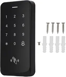 Keyless Door Lock Access Control Keypad IP67 Digital Card Reader Entry Door Lock with Blue Backlight for Home