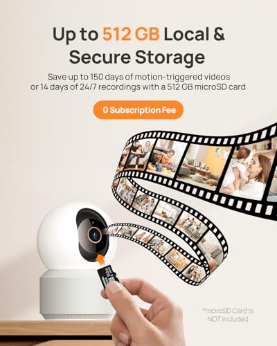 Anona 4K UHD Indoor Camera, Pet/Dog/Baby Security Ca | Smart Home - Image 7