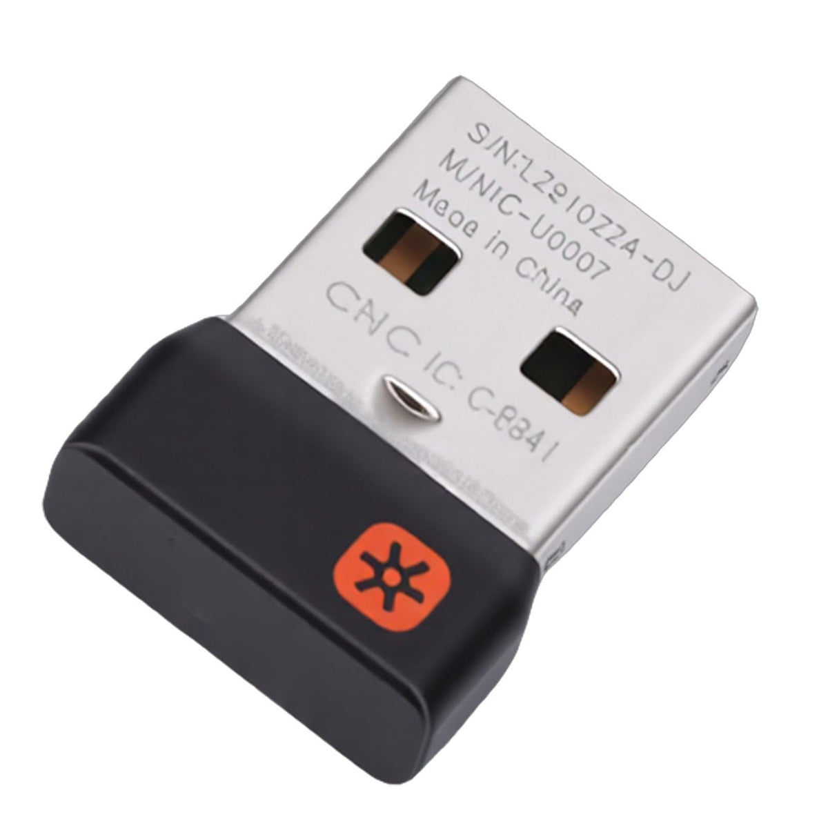 Zopsc USB Dongle Receiver, Wireless Dongle for Keyboard Mouse Combo with 2.4G Connection, Compact Size for PC Desktop Laptop up to 10m Range