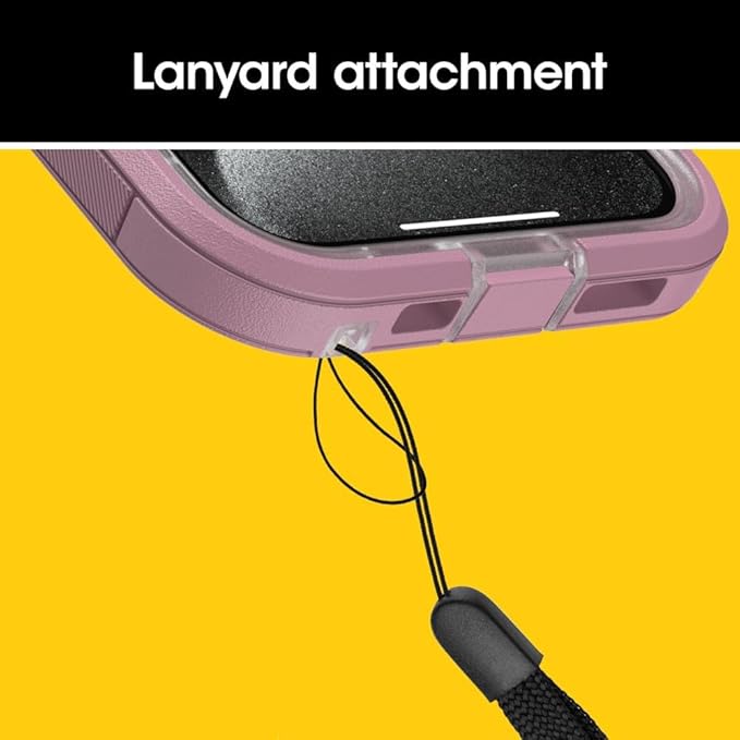 OtterBox iPhone 15, 14, 13, iPhone 17e, 16e Case - Defender Series XT - Built-in MagSafe - Rugged - Port Protection - Lanyard Attachment - Non-Retail Packaging - Orchid Advice