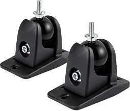 Jumbl Speaker Wall Mount Brackets, 1/4-20 Thread, 2 Pack, Black - Image 1