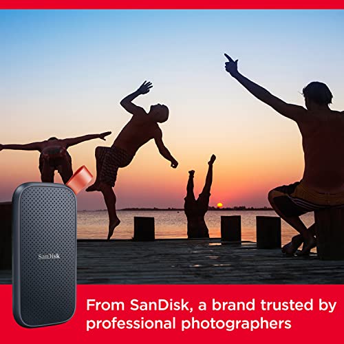 Sandisk 1TB Portable SSD, Up to 800MB/s Read Speeds, Black (Old Model)