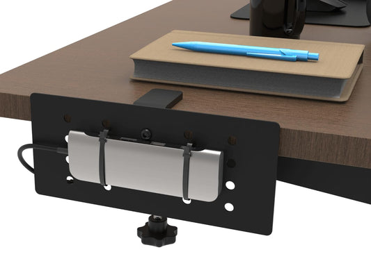 Docking Station Side-Mount Bracket Holder-Compatible with Dell/Thunderbolt Dock/Thinkpad USB C Docking Station