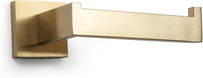 5-Piece Bathroom Hardware Accessory Set with Swivel Towel Rack, Modern 23-Inch Towel Bar Set Wall Mounted, Heavy Duty Stainless Steel Bathroom Accessories (Gold)