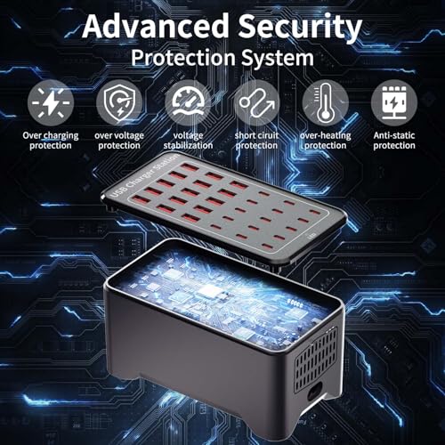 150W(30A) 30-Port USB Charging Station, Multiple USB | Charging & Powe - Image 5