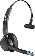 LEVN Trucker Headset, Trucker Bluetooth Headset with Noise Cancelling Microphone & Mute Button, Bluetooth Headsets V5.2 Multipoint for Work from Home/Cell Phone/Computer/Zoom/Teams/Truck Driver - Image 1