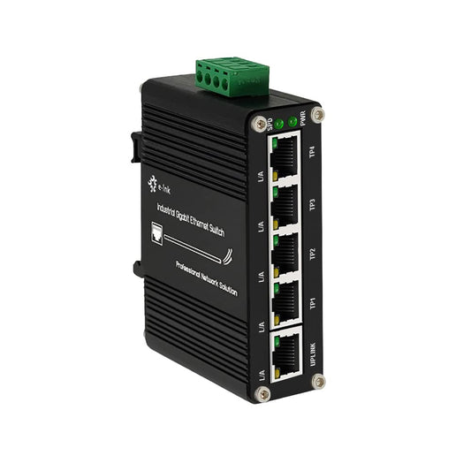 4X1000M RJ45-1XRJ45 Uplink Industrial Ethernet Switch