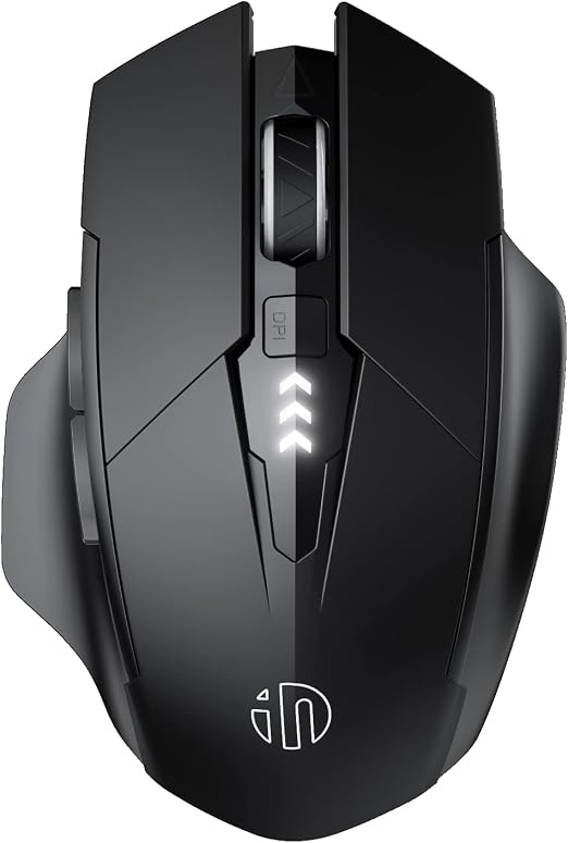 INPHIC Upgraded Silent Rechargeable Wireless Mouse, 12800 DPI Gaming Mouse