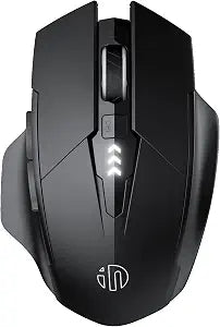 INPHIC Upgraded Silent Rechargeable Wireless Mouse, 12800 DPI Gaming Mouse