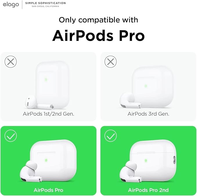 elago Dust Guard Compatible with AirPods Pro (1&2) - Anti-Dust Film, Protects from Iron/Metal Dust (1 Set, Purple) [US Patent Registered]