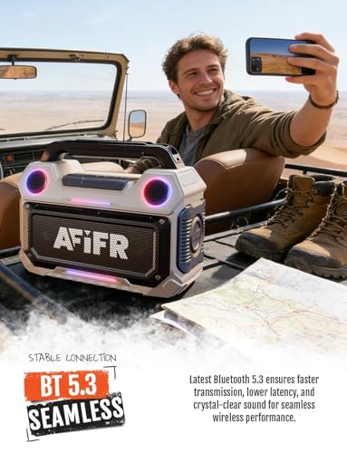 Outdoor Bluetooth Speaker 160W: IP67 Waterproof, 24H, TWS - Image 6
