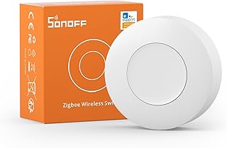 SONOFF Zigbee Switch, SNZB-01P Wireless Push Button, Supports to Create Smart Scenes, Trigger the Connected Devices on eWelink APP with Three Control Options, SONOFF ZigBee Bridge Required, 1Pack