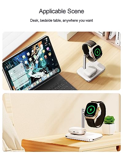2 in 1 Charger Stand for Apple Watch and AirPods - Image 4
