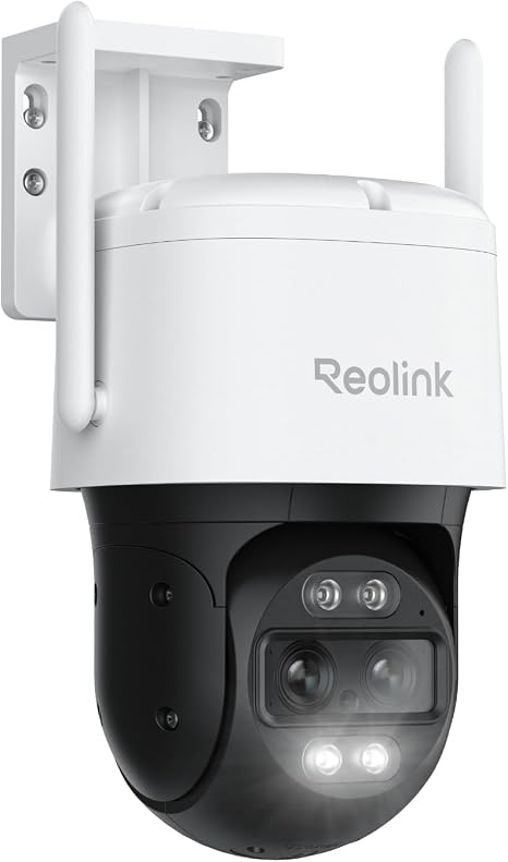 REOLINK 4K 8MP Dual-Lens PTZ Wired WiFi Outdoor Security Camera, 2.4/5GHz